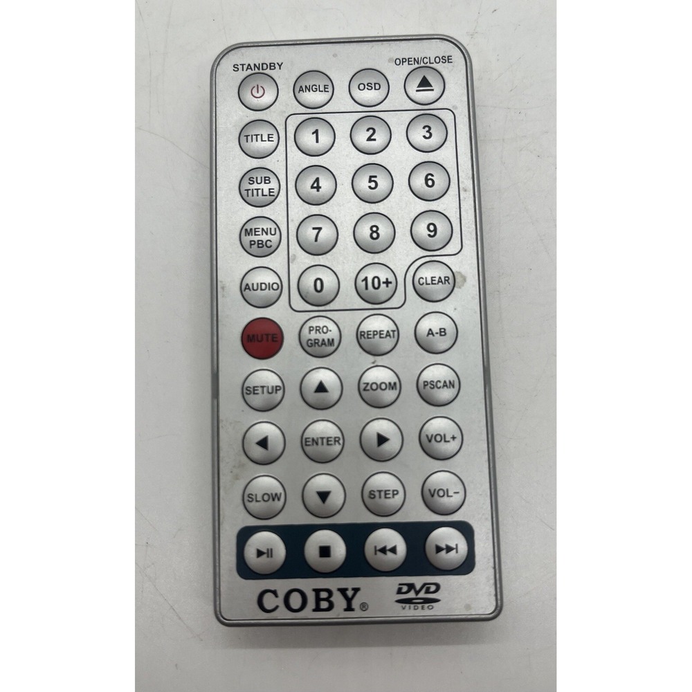 COBY JX-2001B‎ DVD Remote Control for TF-DVD450